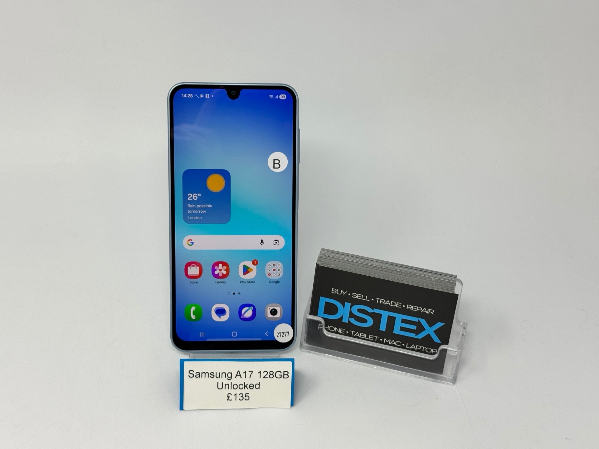 Samsung A17 128GB Unlocked Light Blue (B) M27277