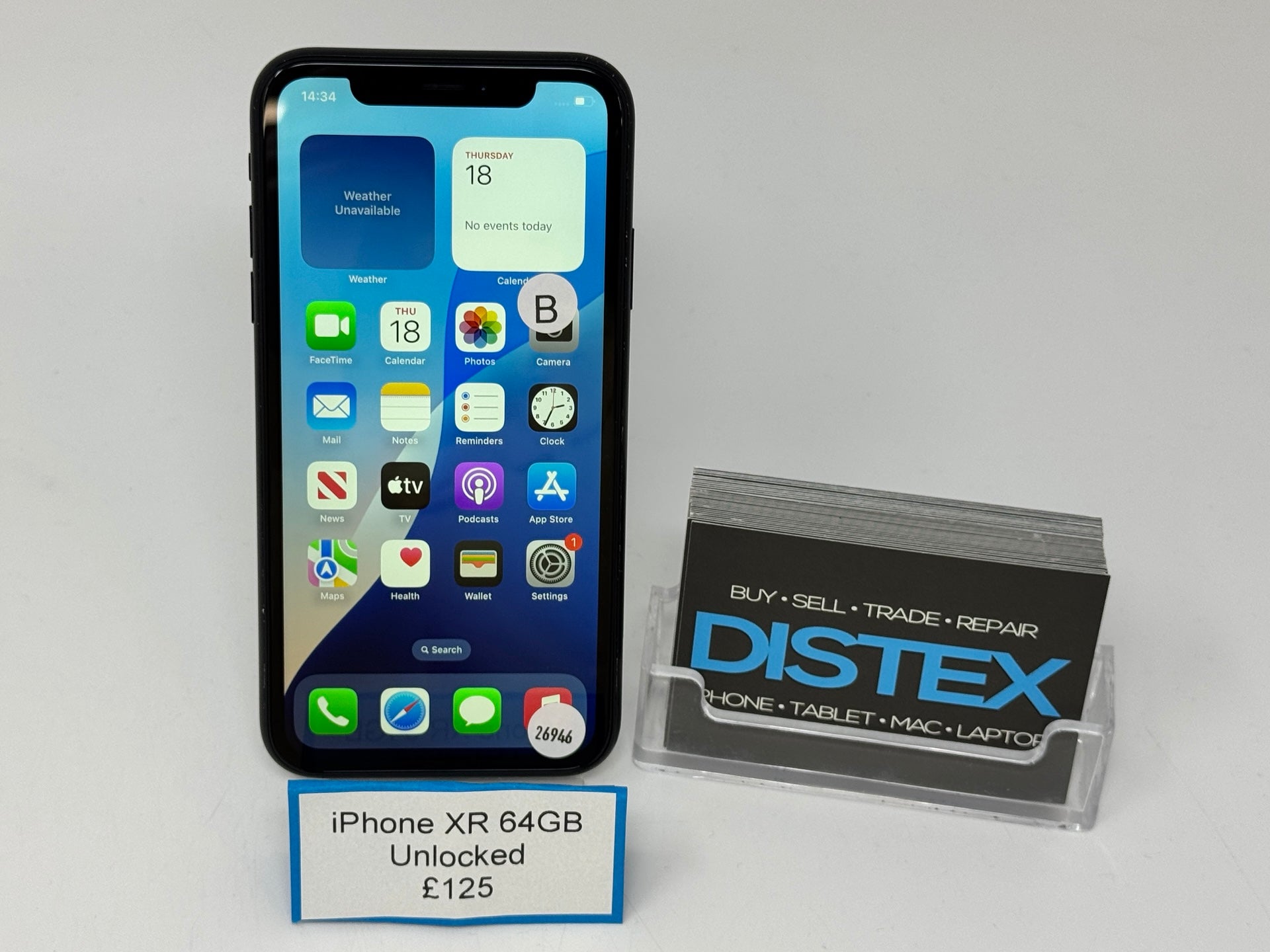 Apple iPhone XR 64GB Unlocked Black (B) M26946