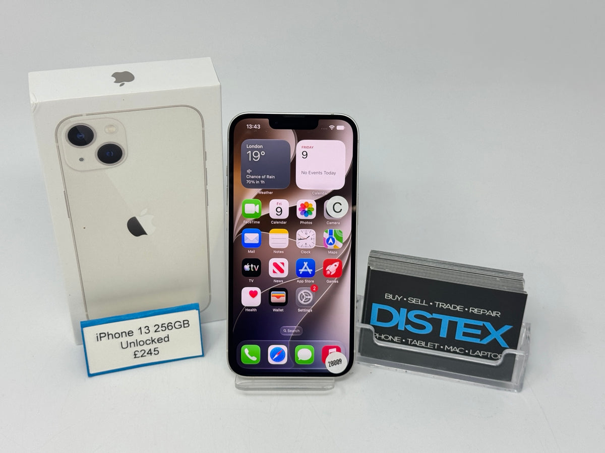 Apple iPhone 13 256GB Unlocked Starlight (C) M28009
