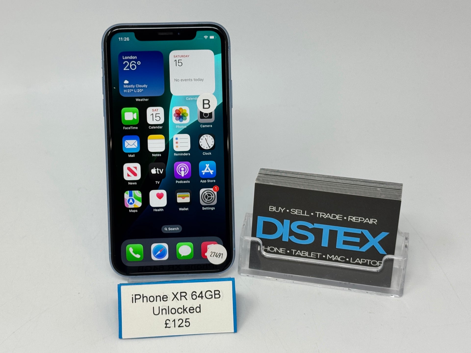 Apple iPhone XR 64GB Unlocked Blue (B) M27491