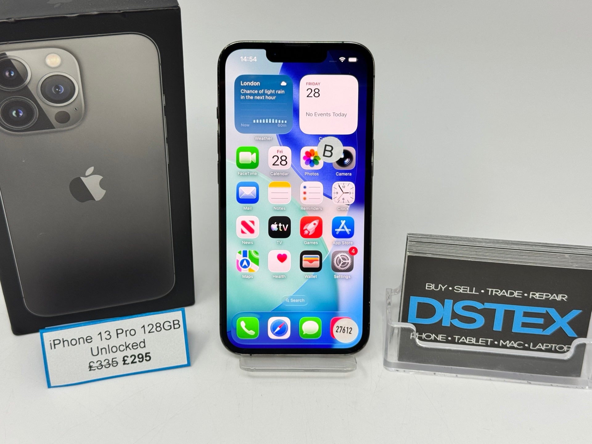 Apple iPhone 13 Pro 128GB Unlocked Graphite (B) M27612