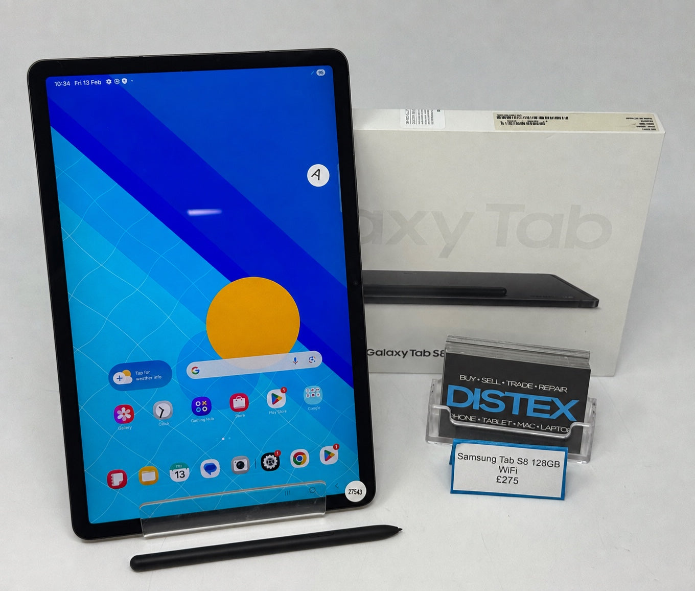 Samsung Galaxy Tab S8 11" 128GB WiFi Graphite (A) M27543