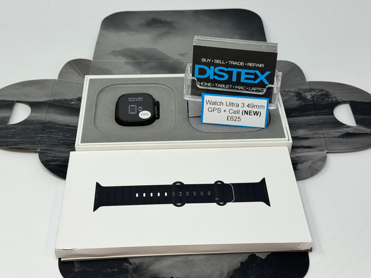 Apple Watch Ultra 3 49mm GPS+Cellular Black Titanium (SEALED) M27971