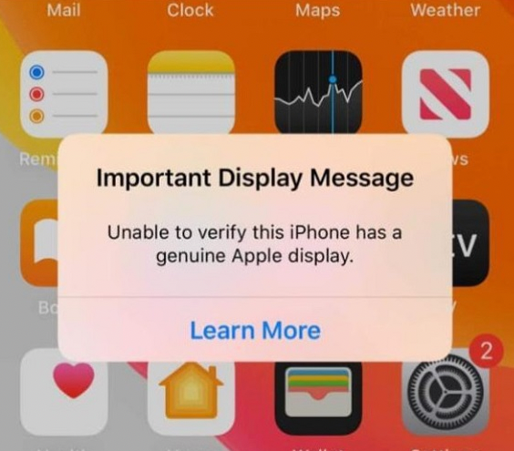 iPhone Paired Component Warnings