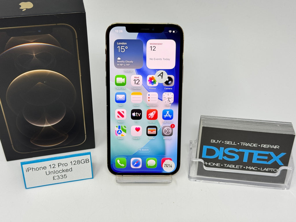 Apple iPhone 12 Pro 128GB Unlocked Gold (A) M25214