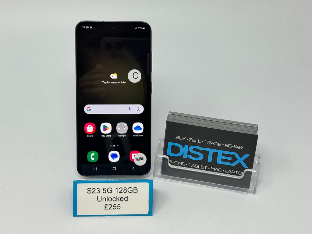 Samsung Galaxy S23 128GB Unlocked Phantom Black (C) M24706