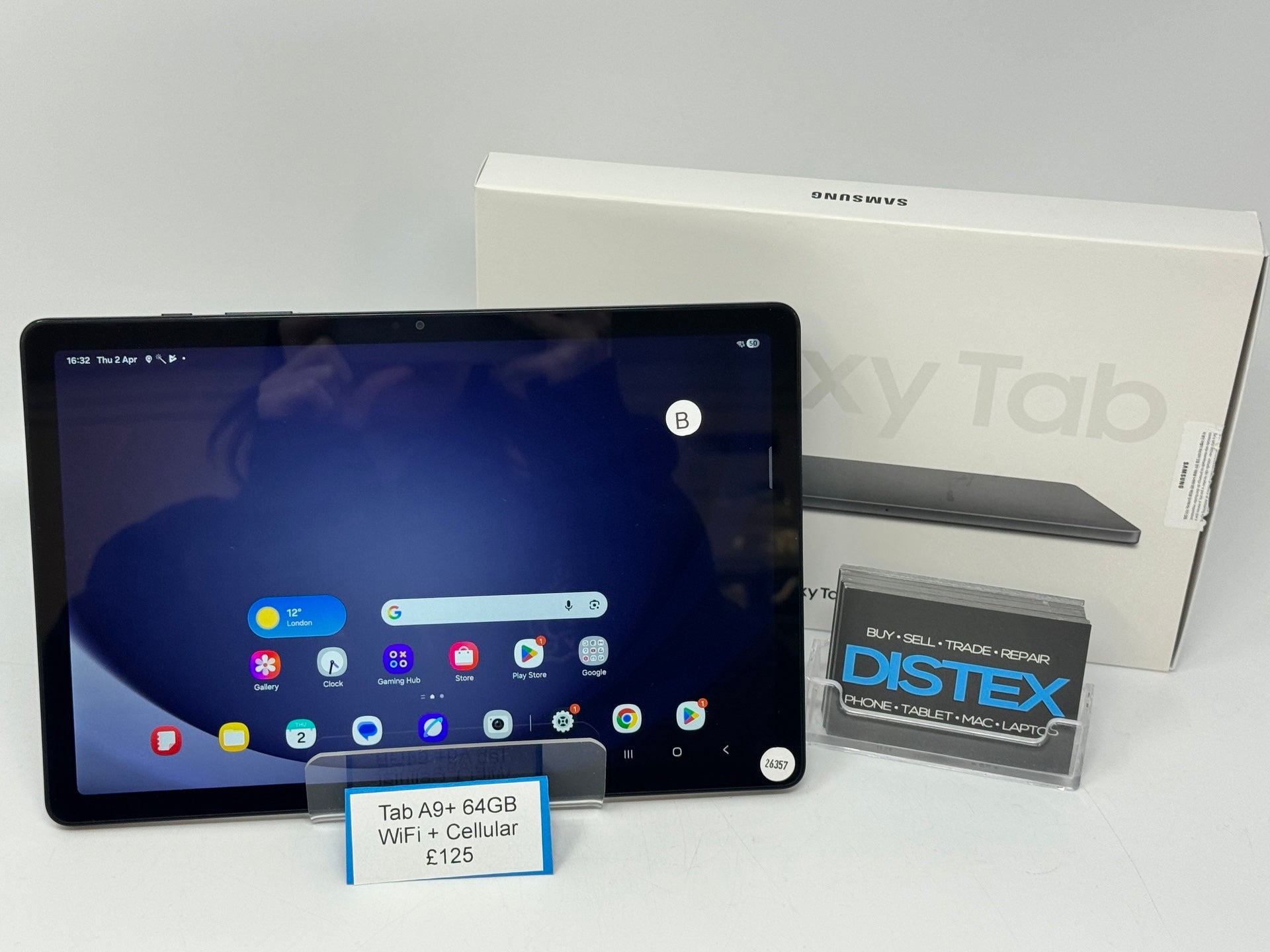 Samsung Galaxy Tab A9+ 11" 64GB WiFi+Cellular Graphite (B) M26357