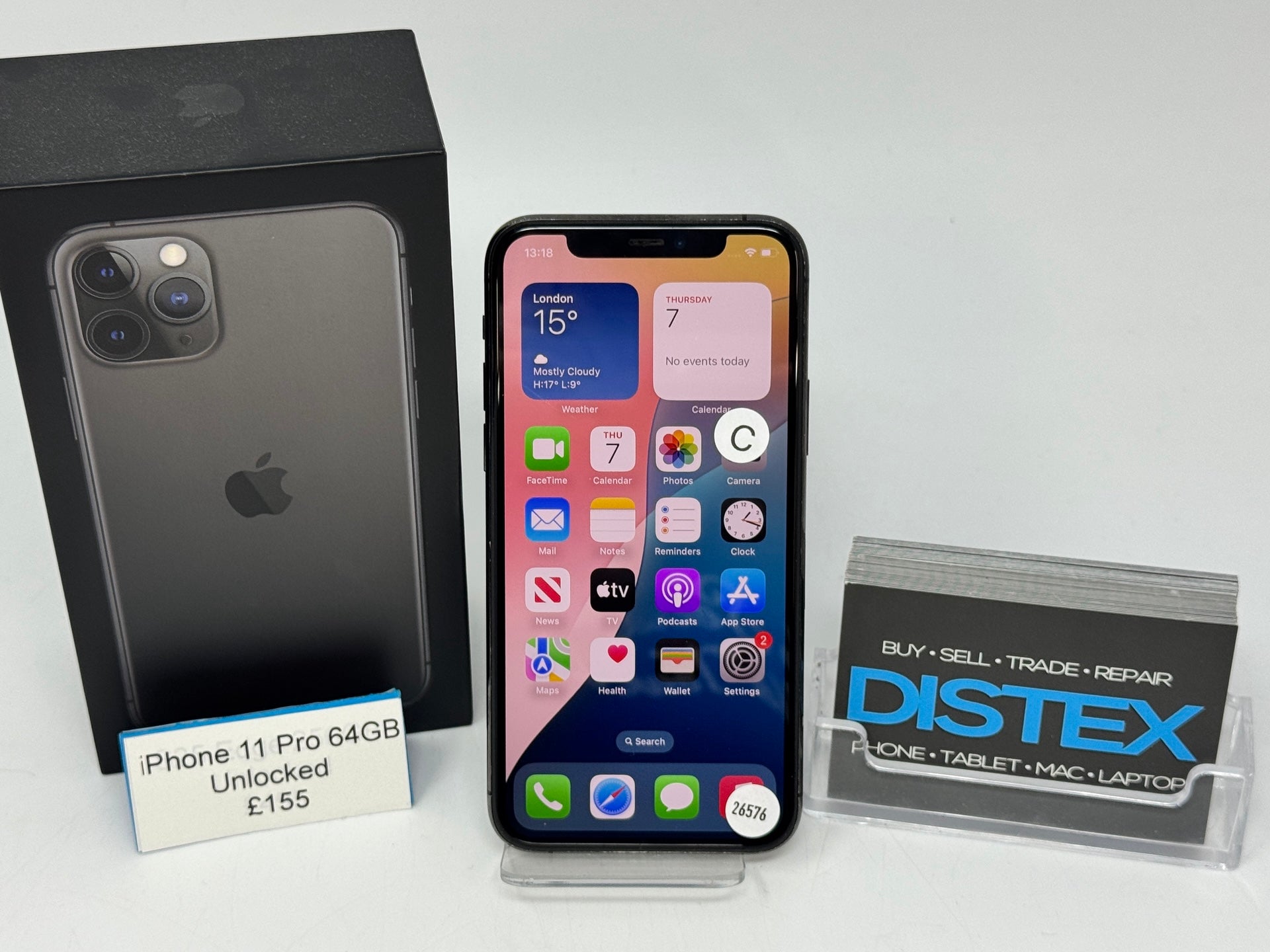 Apple iPhone 11 Pro 64GB Unlocked Space Grey (C) M26576