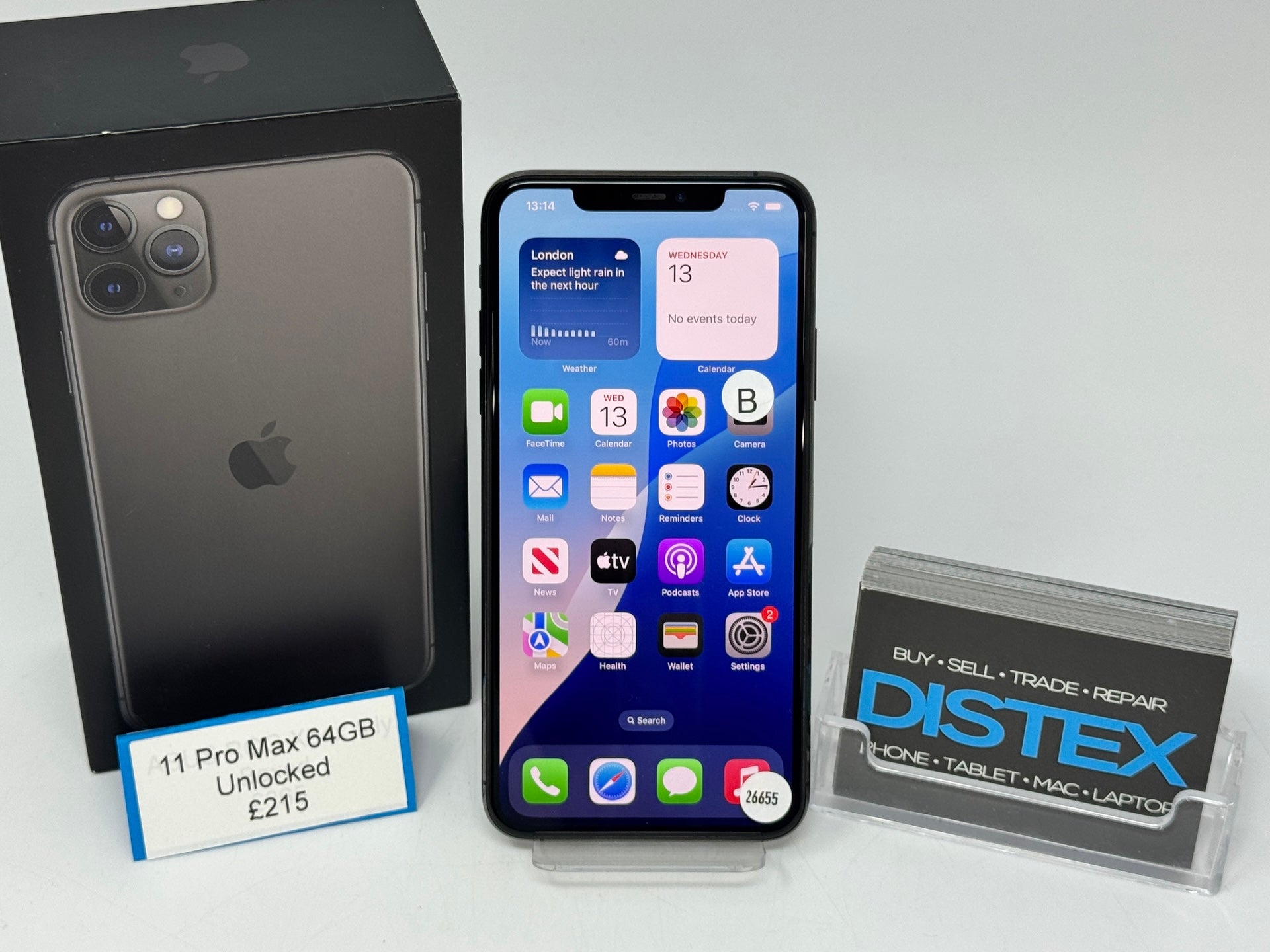Apple iPhone 11 Pro Max 64GB Unlocked Space Grey (B) M26655