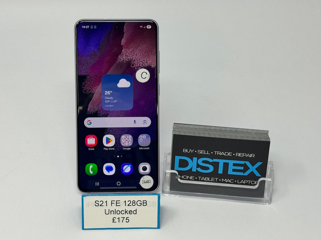 Samsung S21 FE 128GB Unlocked Lavender (C) M24483