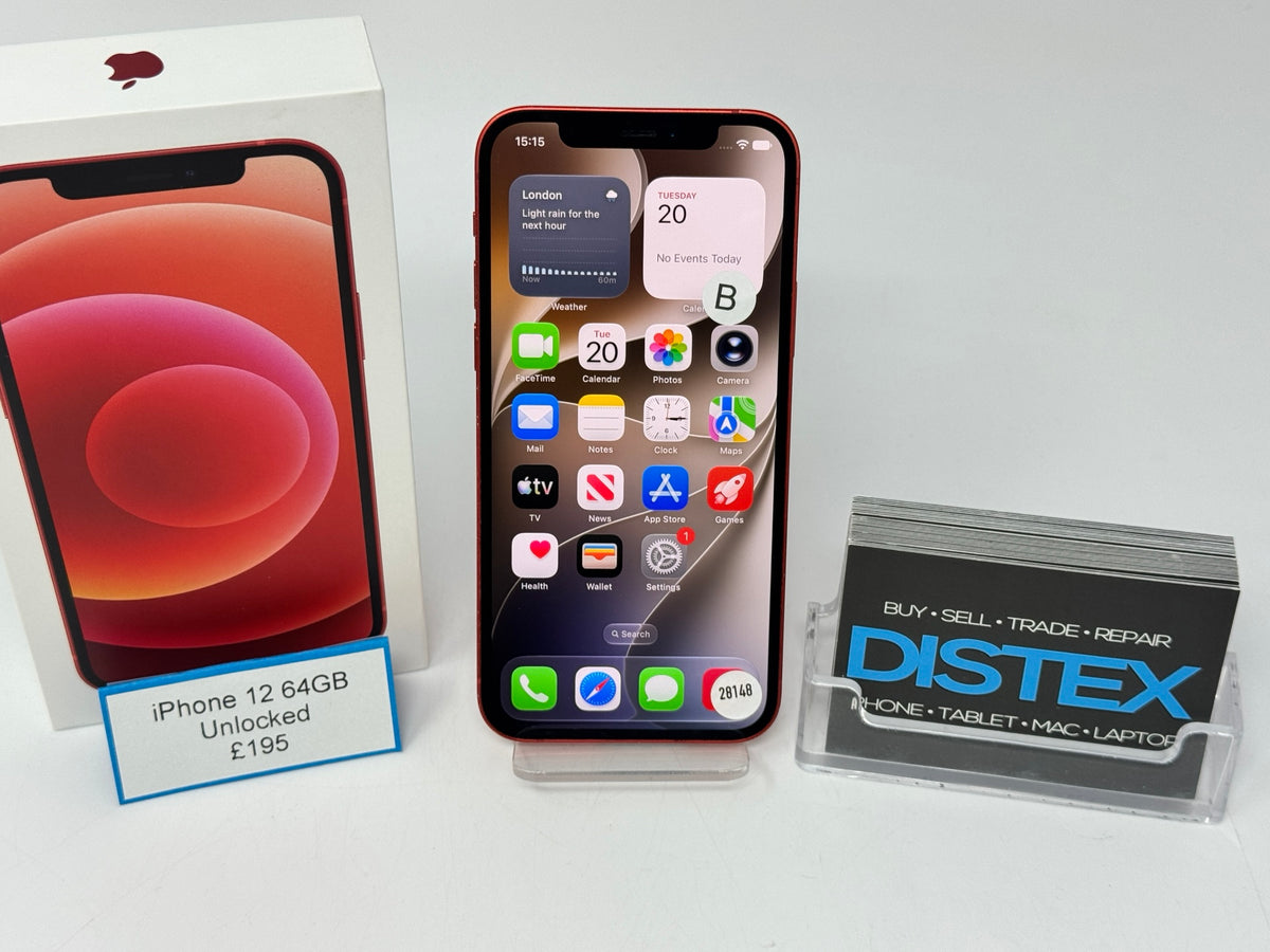 Apple iPhone 12 64GB Unlocked Red (B) M28148