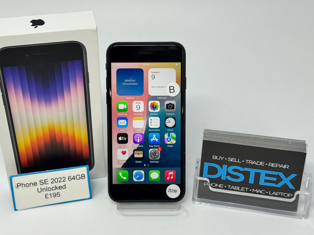 Apple iPhone SE 2022 64GB Unlocked Midnight (B) M25199