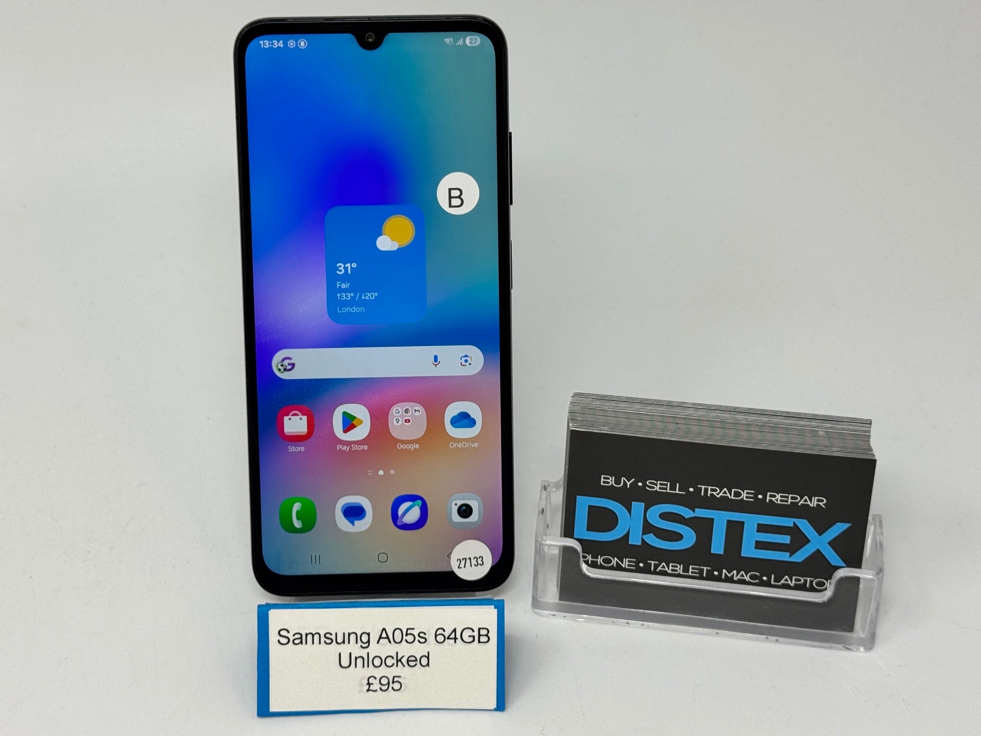 Samsung Galaxy A05s 64GB Unlocked Black (B) M27133