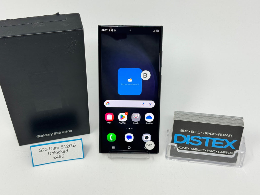 Samsung Galaxy S23 Ultra 512GB Unlocked Phantom Black (B) M25135