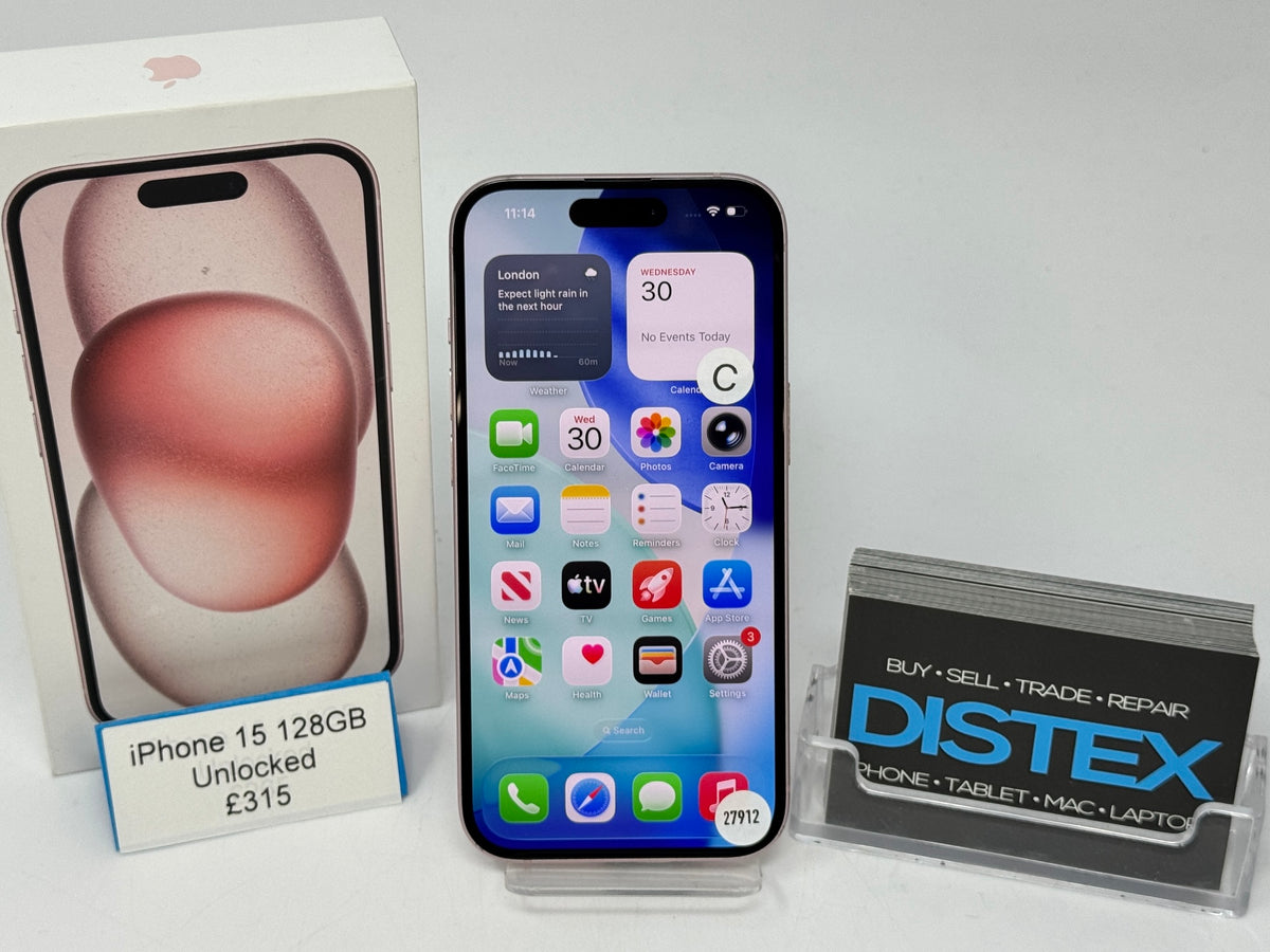 Apple iPhone 15 128GB Unlocked Pink (C) M27912