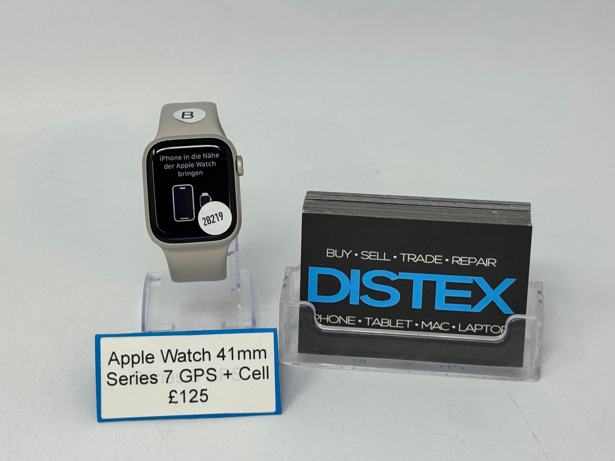 Apple Watch Series 7 41mm GPS+Cellular Starlight (B) M28219