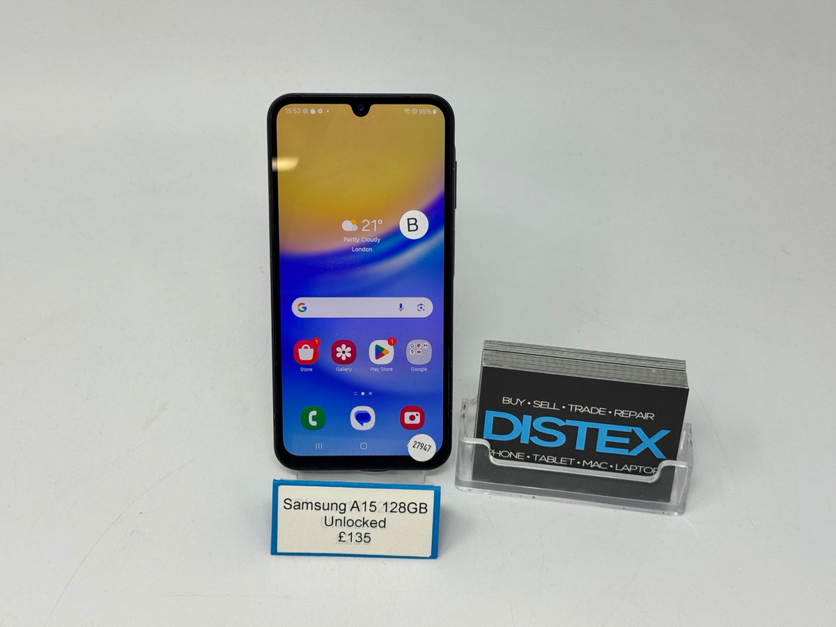 Samsung Galaxy A15 128GB Unlocked Blue Black (B) M27947