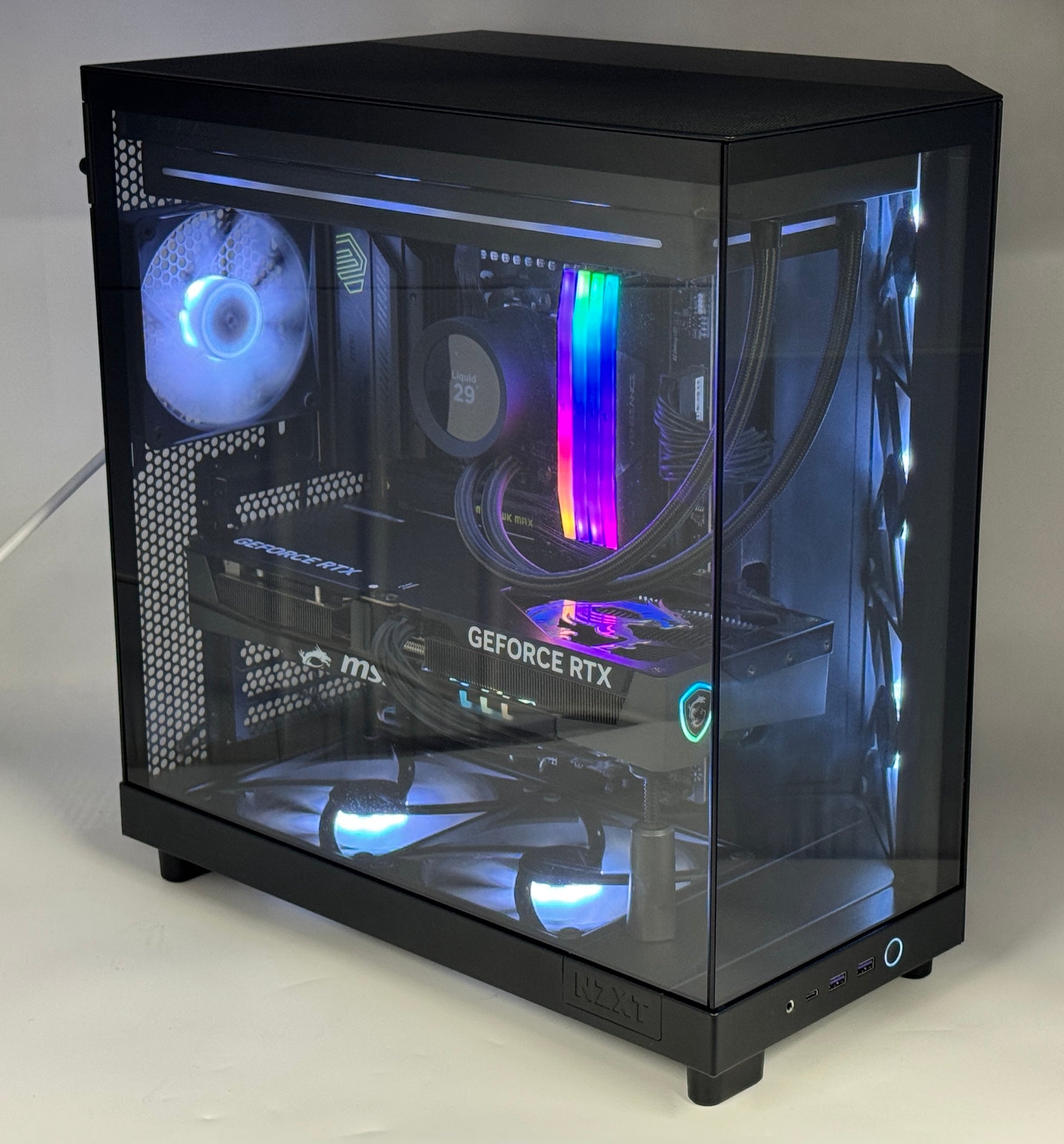 Custom Gaming PC AMD Ryzen 7 9800X3D NVIDIA RTX 5080 32GB DDR5 2TB NVMe SSD Black (A) M26051