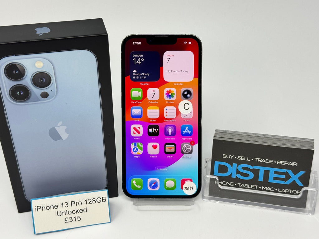Apple iPhone 13 Pro 128GB Unlocked Sierra Blue (C) M25169