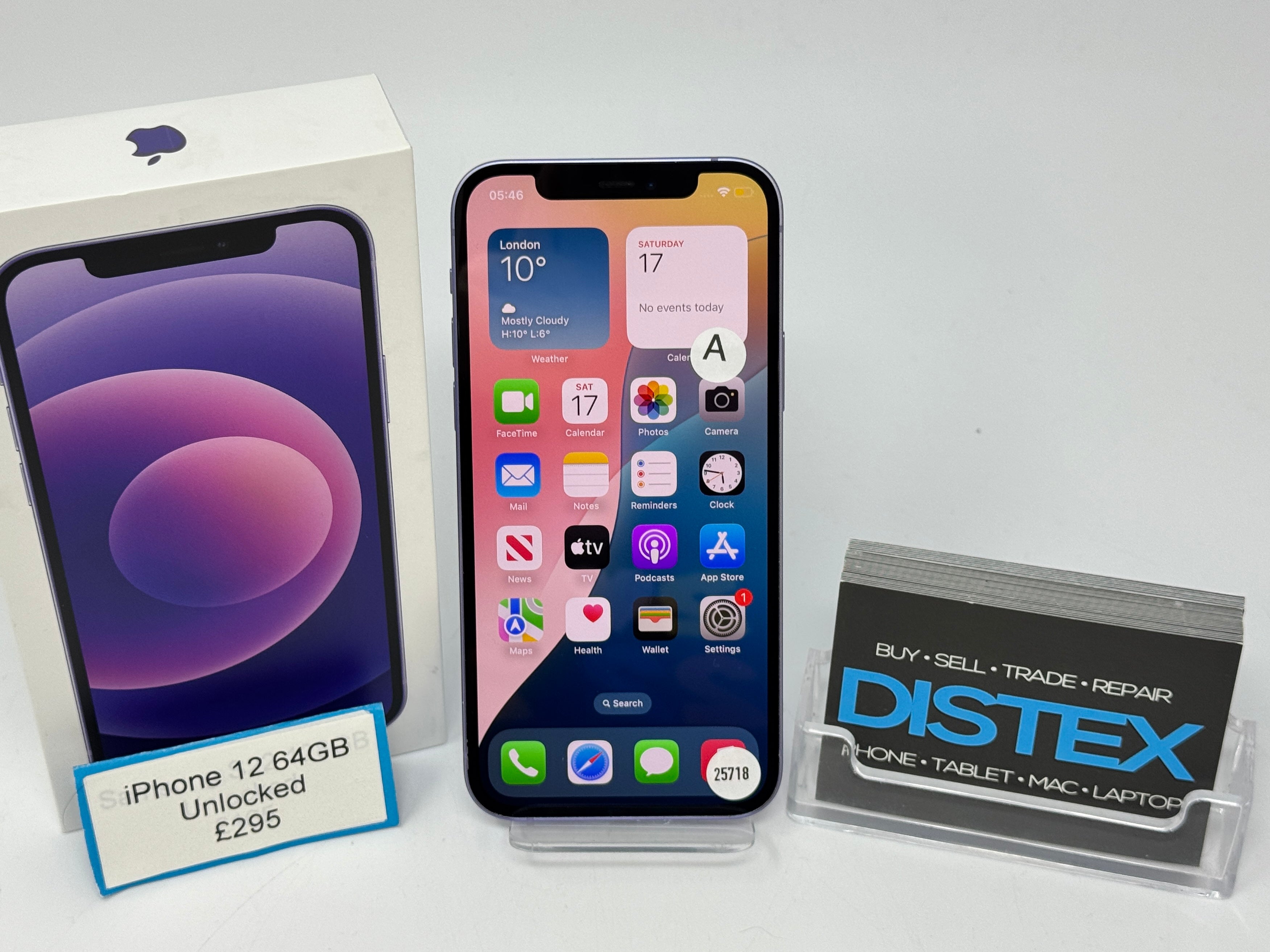 Apple iPhone 12 64GB Unlocked Purple (A) M25718
