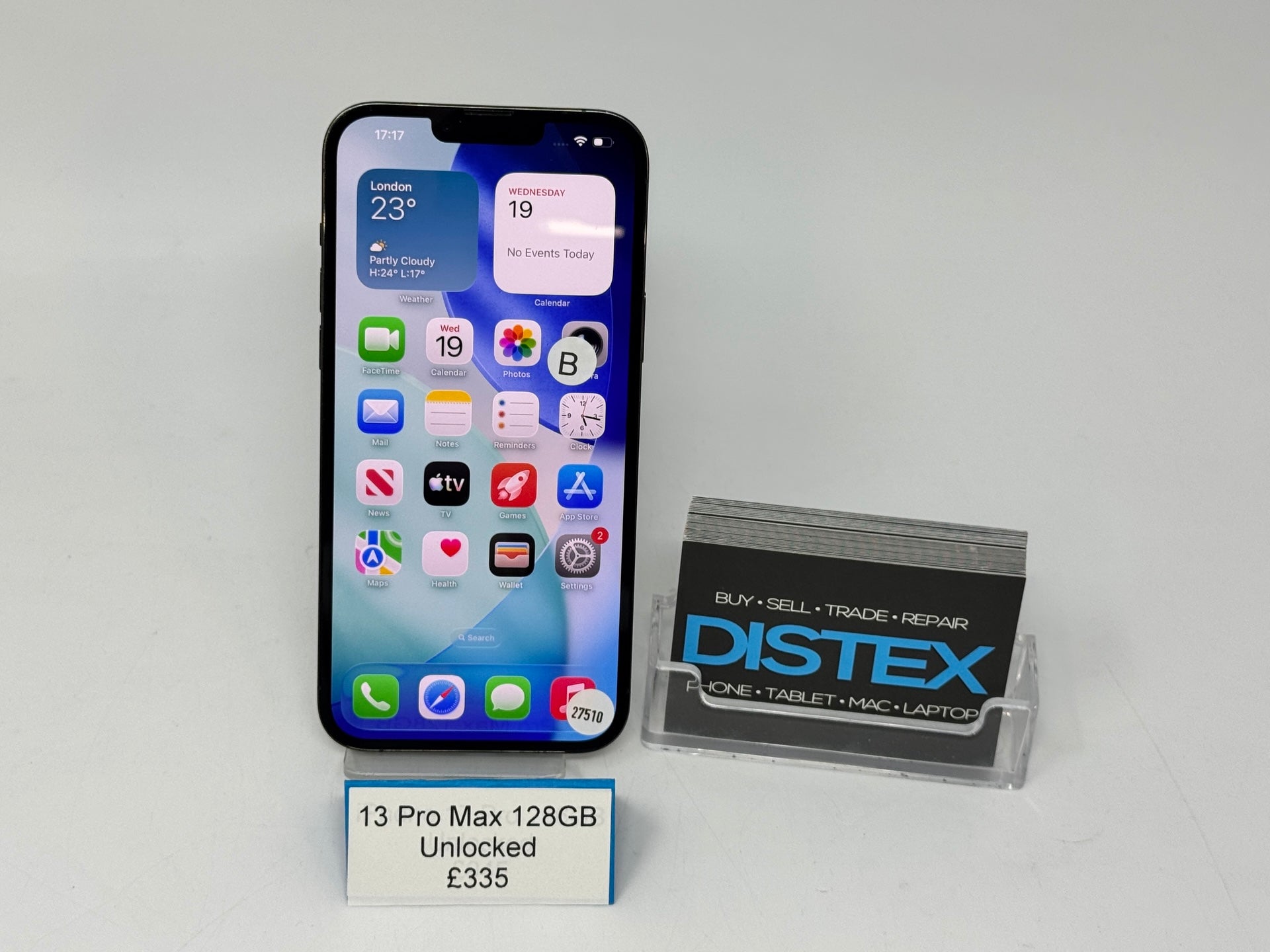 Apple iPhone 13 Pro Max 128GB Unlocked Graphite (B) M27510