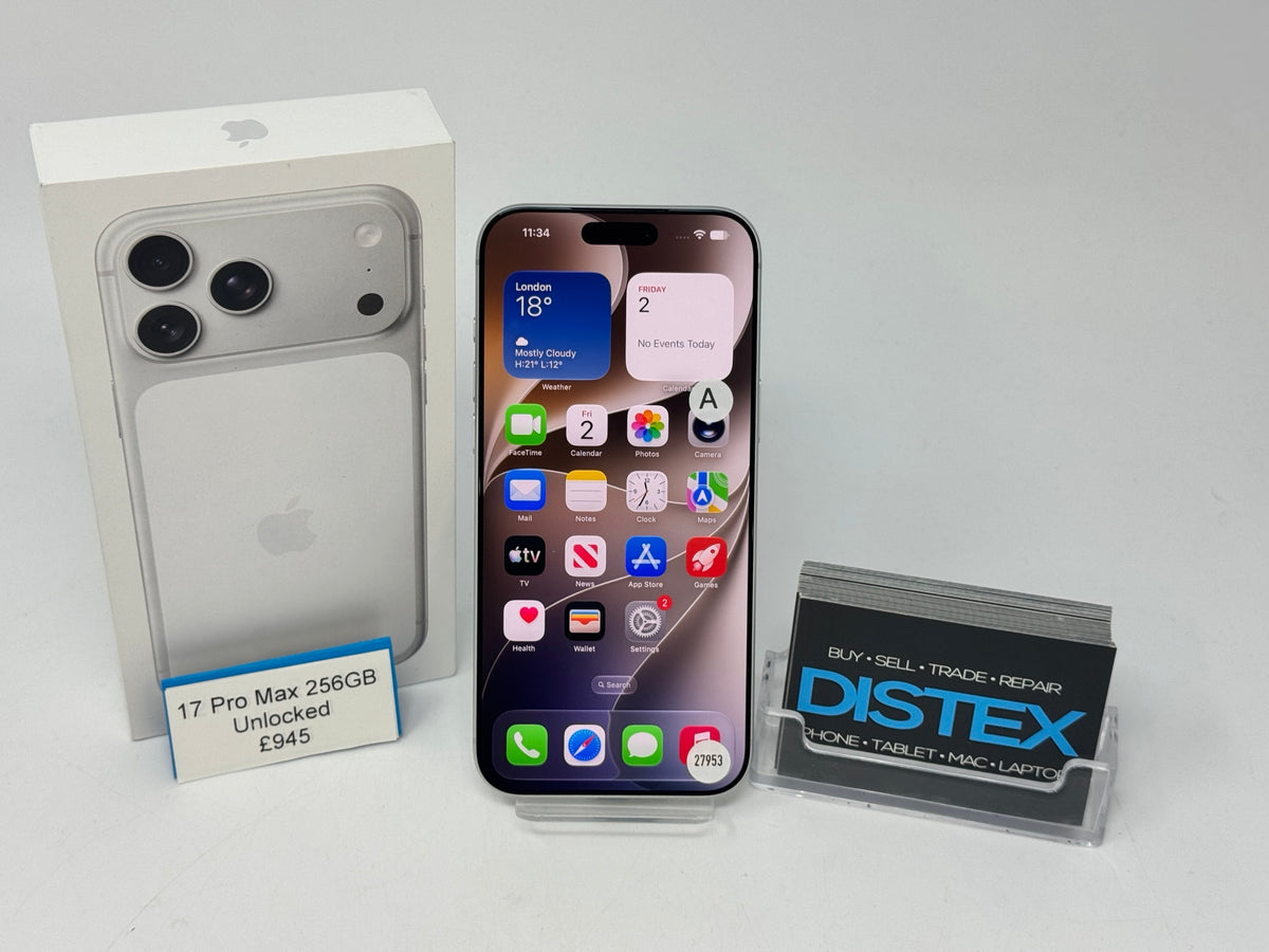 Apple iPhone 17 Pro Max 256GB Unlocked Silver (A) M27953