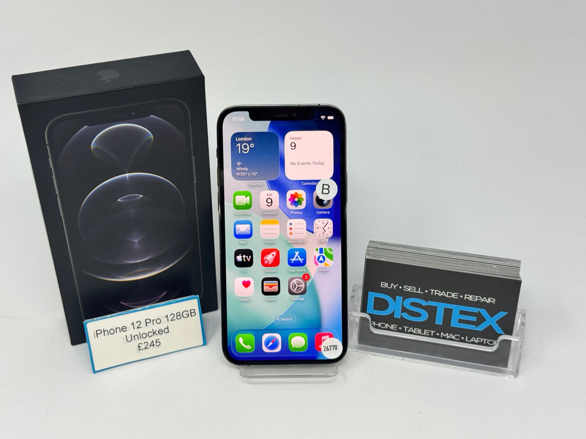 Apple iPhone 12 Pro 128GB Unlocked Graphite (B) M26770