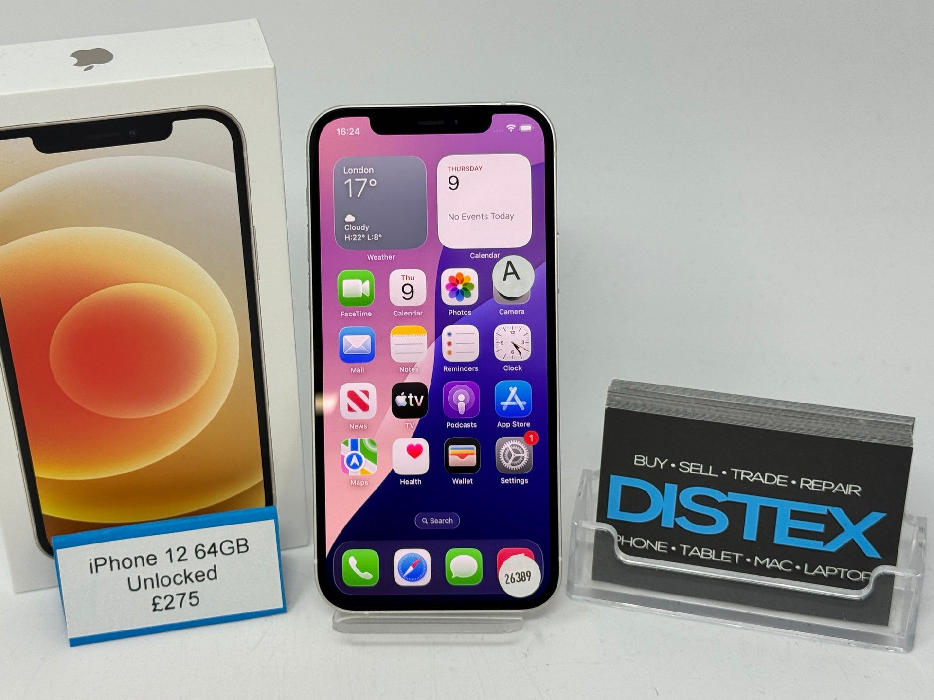 Apple iPhone 12 64GB Unlocked White (A) M26389