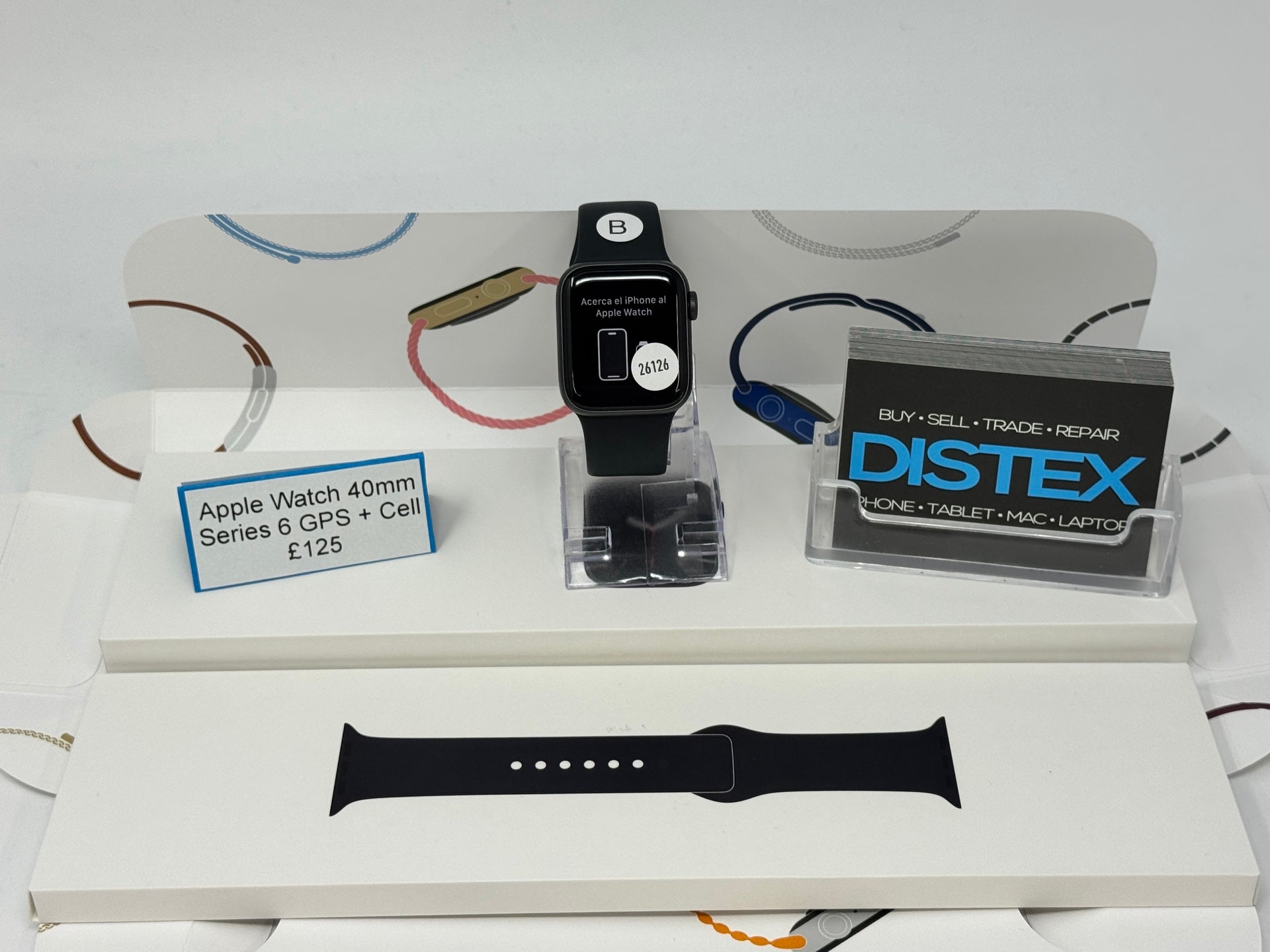 Apple Watch Series 6 40mm GPS+Cellular Space Gray (B) M26126