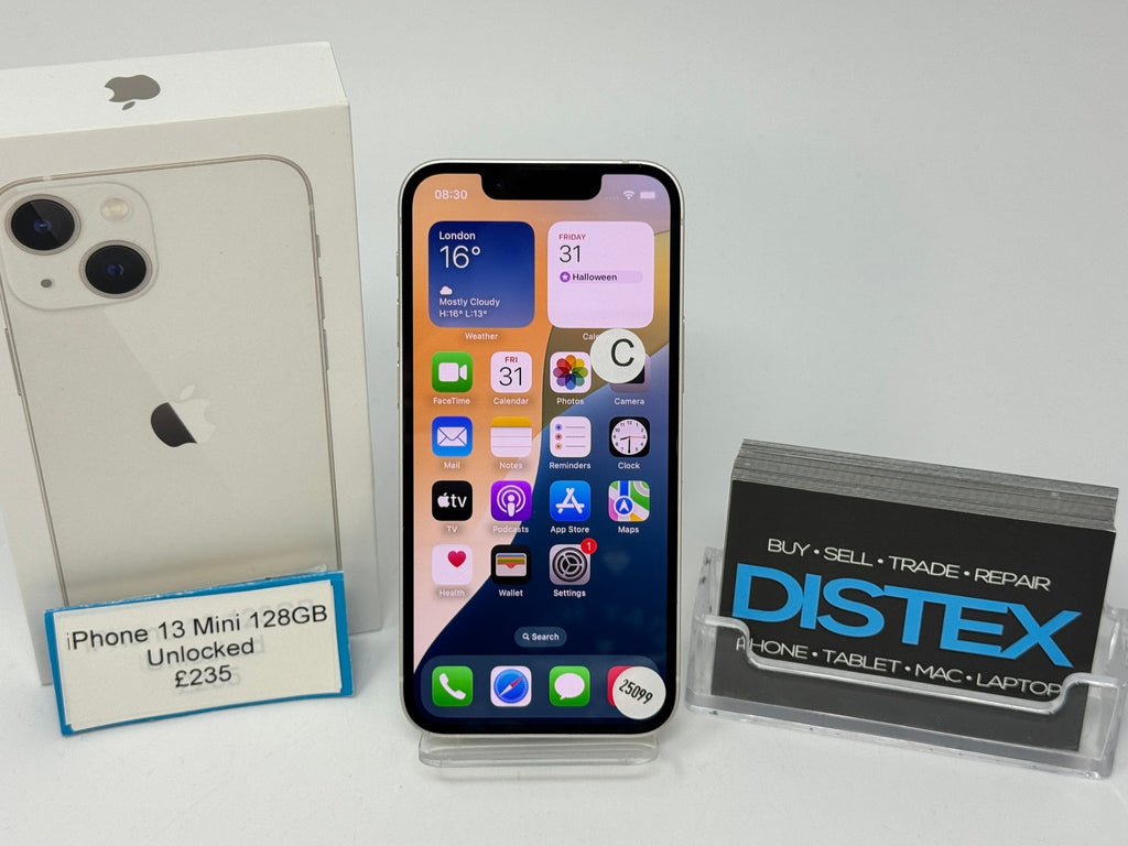 Apple iPhone 13 Mini 128GB Unlocked Starlight (C) M25099