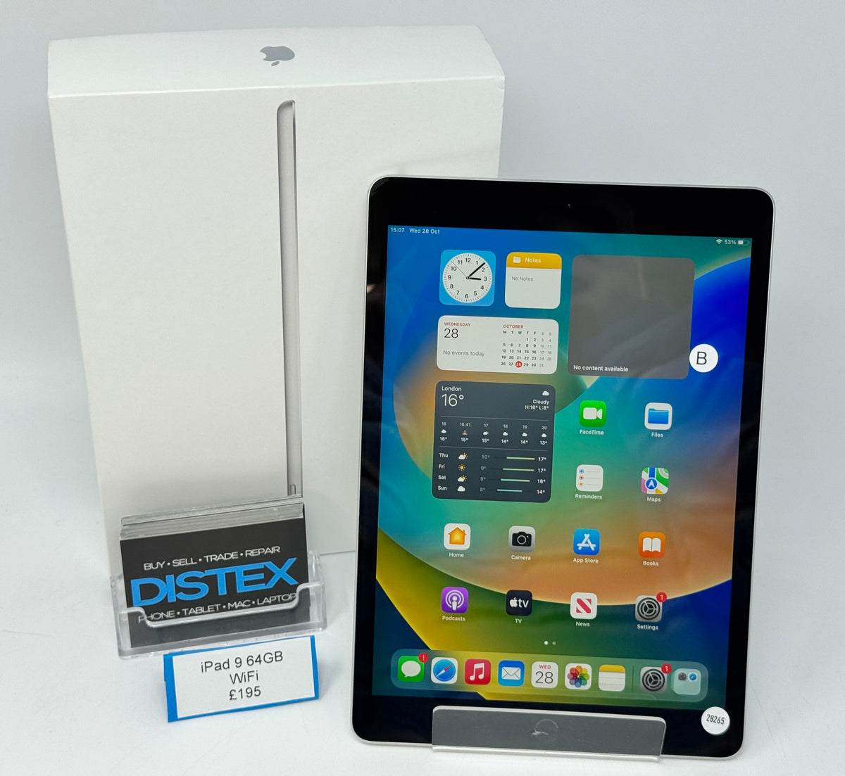 Apple iPad 9 64GB WiFi Silver (B) M28265