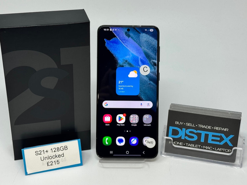 Samsung Galaxy S21+ 128GB Unlocked Phantom Black (C) M24692