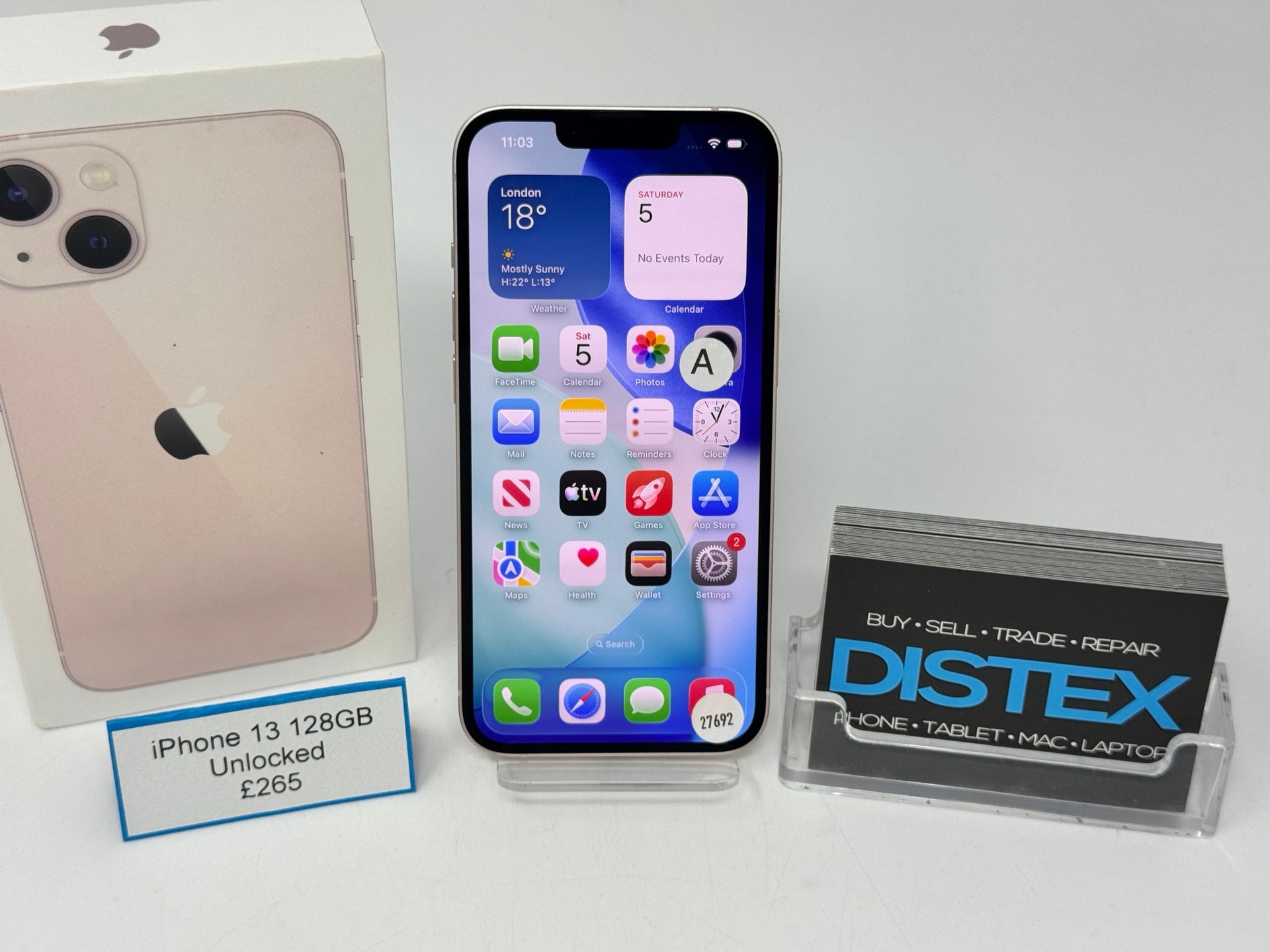 Apple iPhone 13 128GB Unlocked Pink (A) M27692