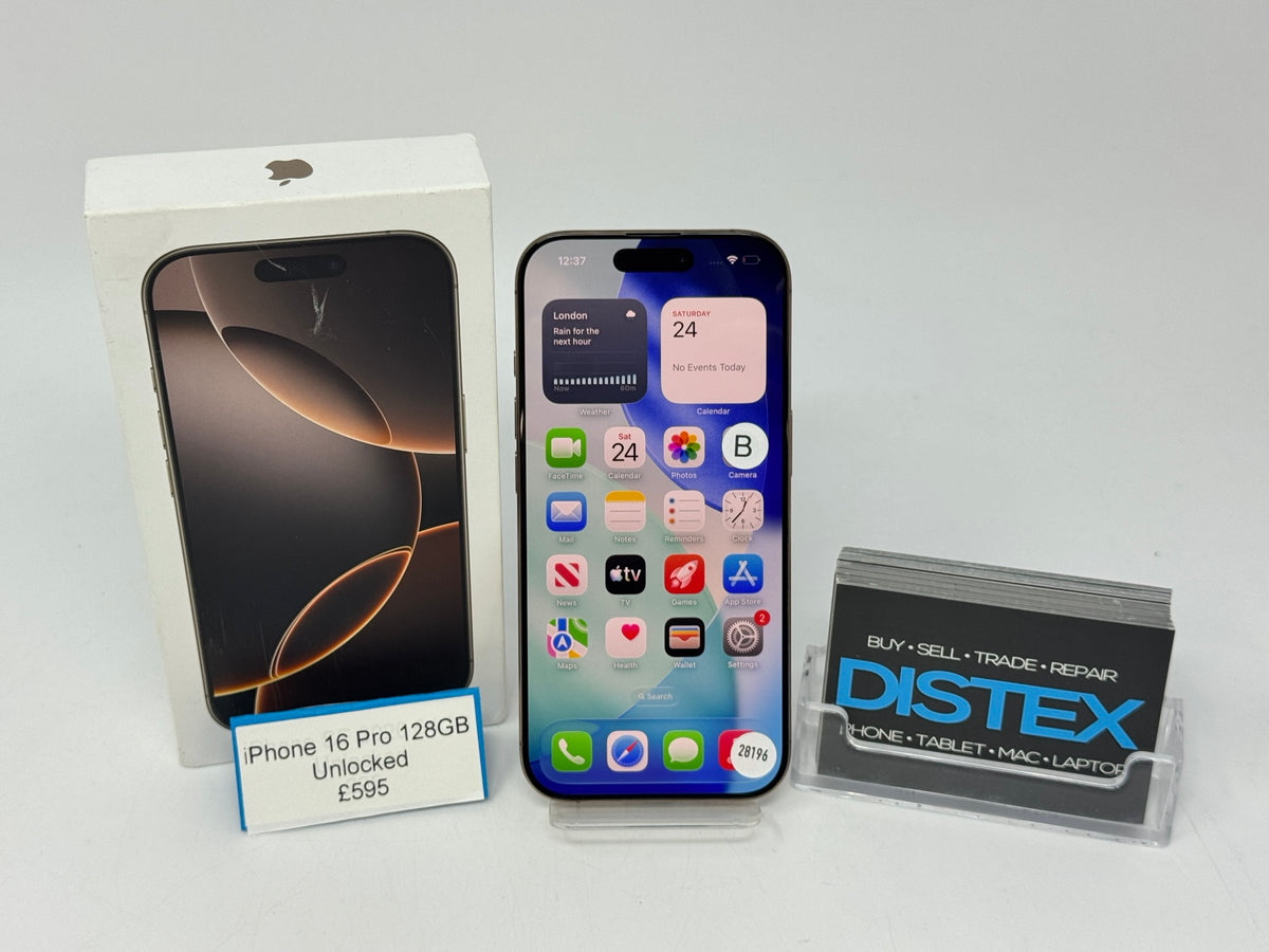 Apple iPhone 16 Pro 128GB Unlocked Desert Titanium (B) M28196