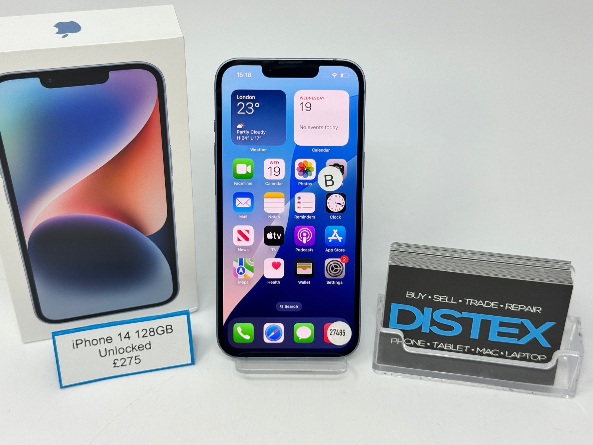 Apple iPhone 14 128GB Unlocked Blue (B) M27485