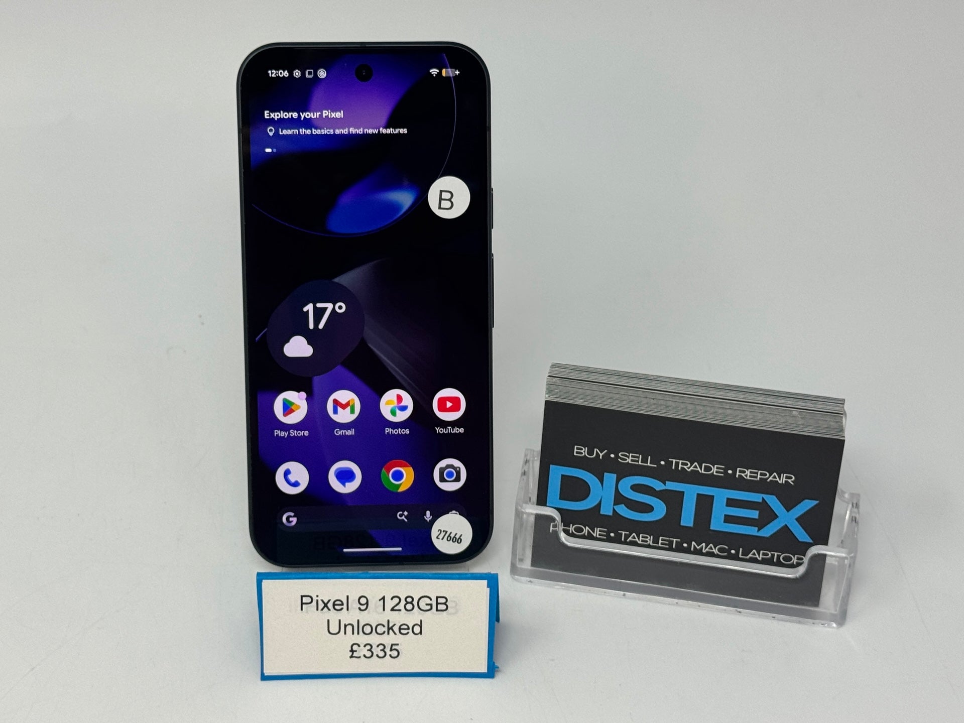 Google Pixel 9 128GB Unlocked Obsidian (B) M27666