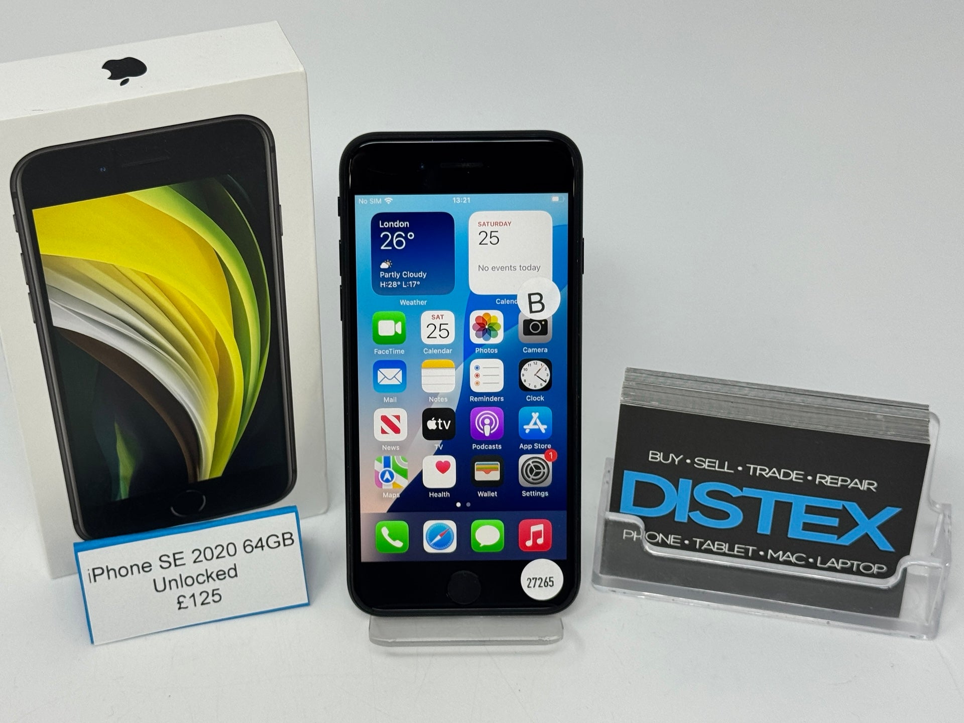 Apple iPhone SE 2020 64GB Unlocked Black (B) M27265