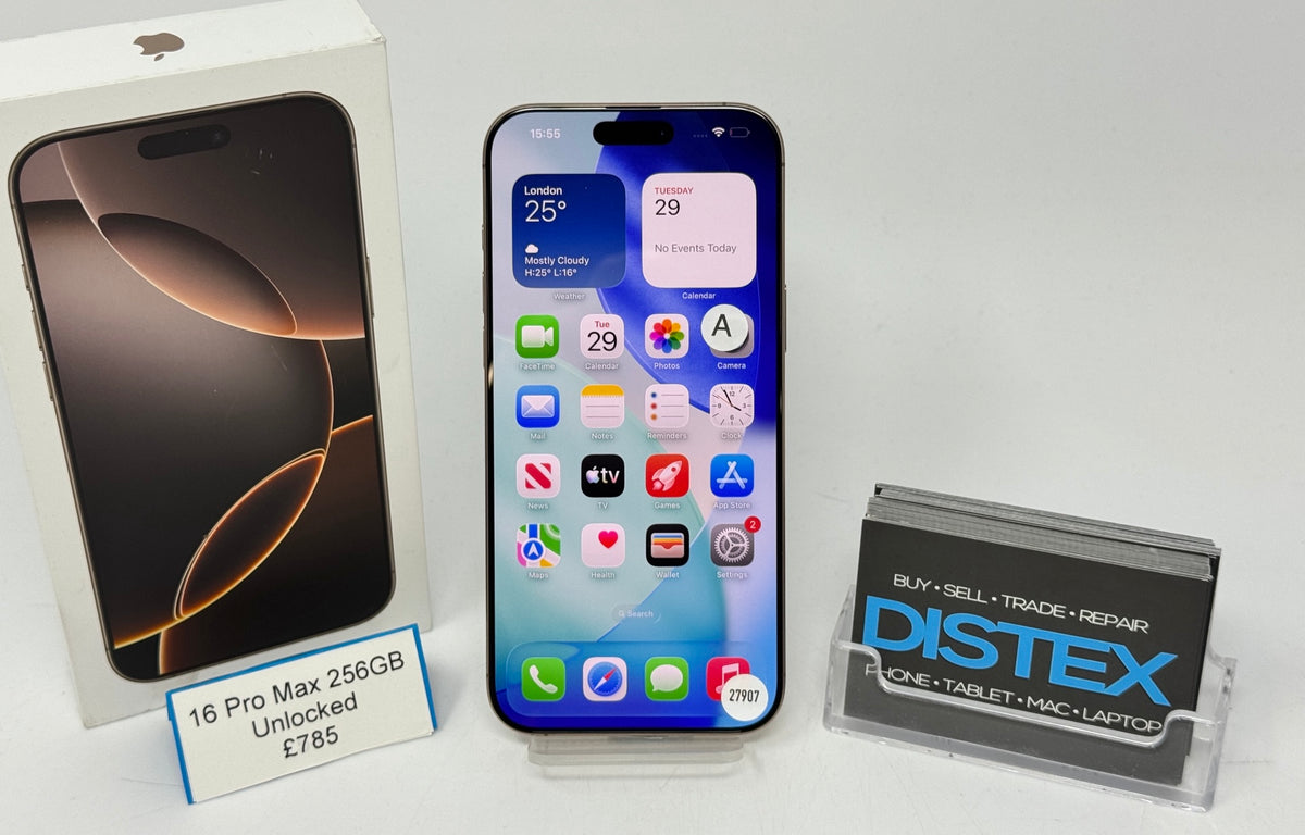 Apple iPhone 16 Pro Max 256GB Unlocked Desert Titanium (A) M27907