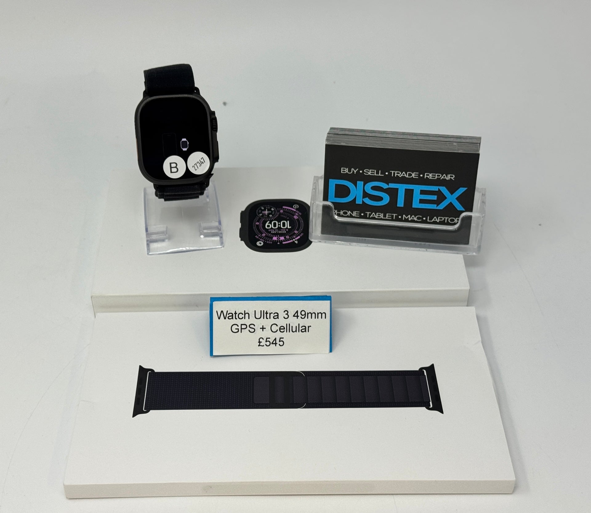 Apple Watch Ultra 3 49mm GPS+Cellular Black Titanium (B) M27347