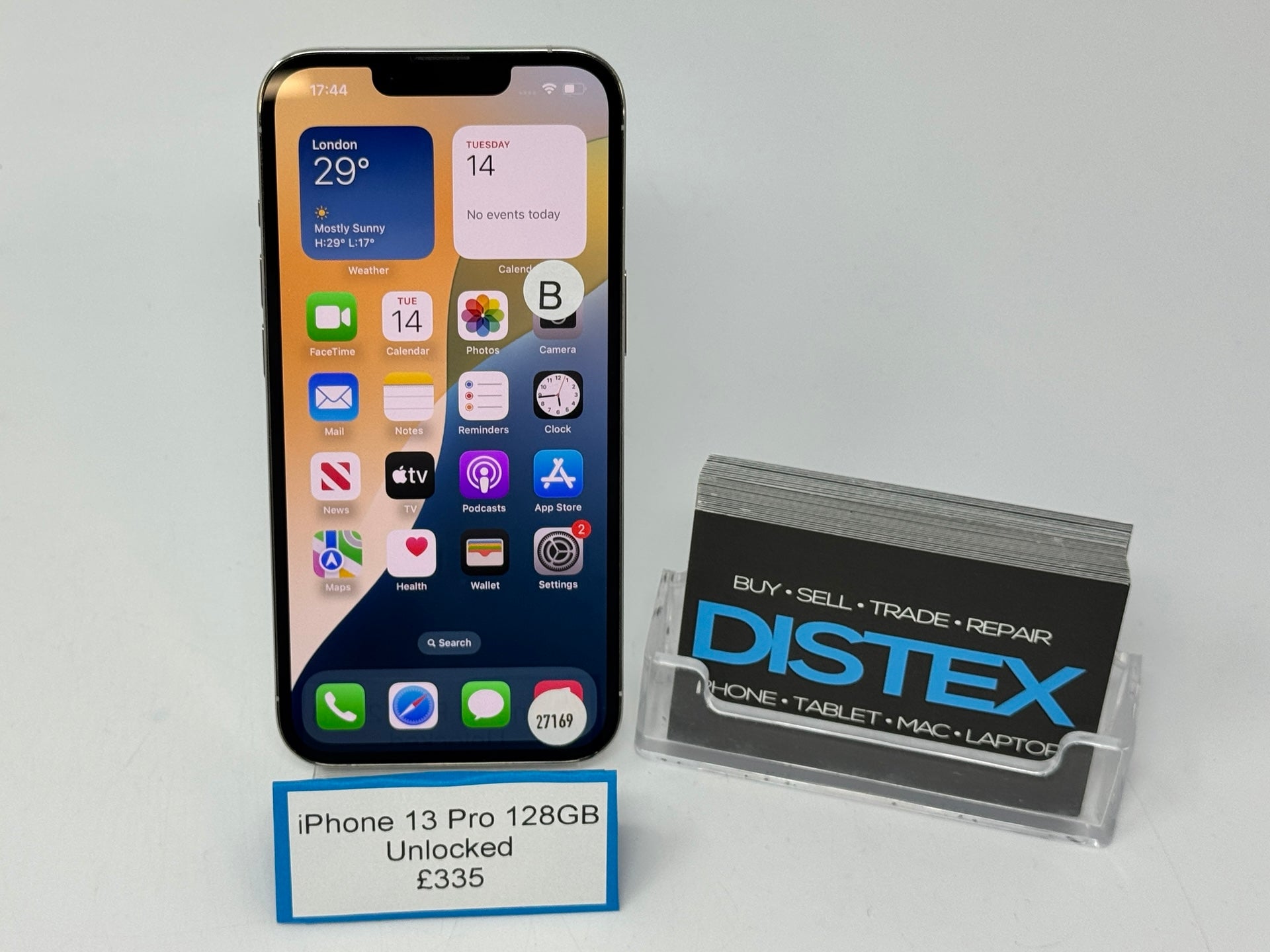 Apple iPhone 13 Pro 128GB Unlocked Silver (B) M27169