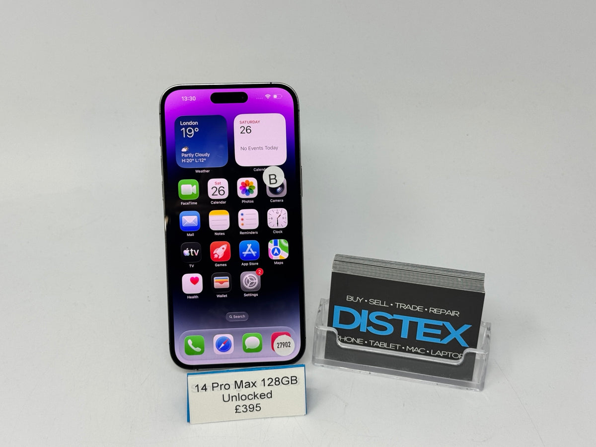 Apple iPhone 14 Pro Max 128GB Unlocked Deep Purple (B) M27902