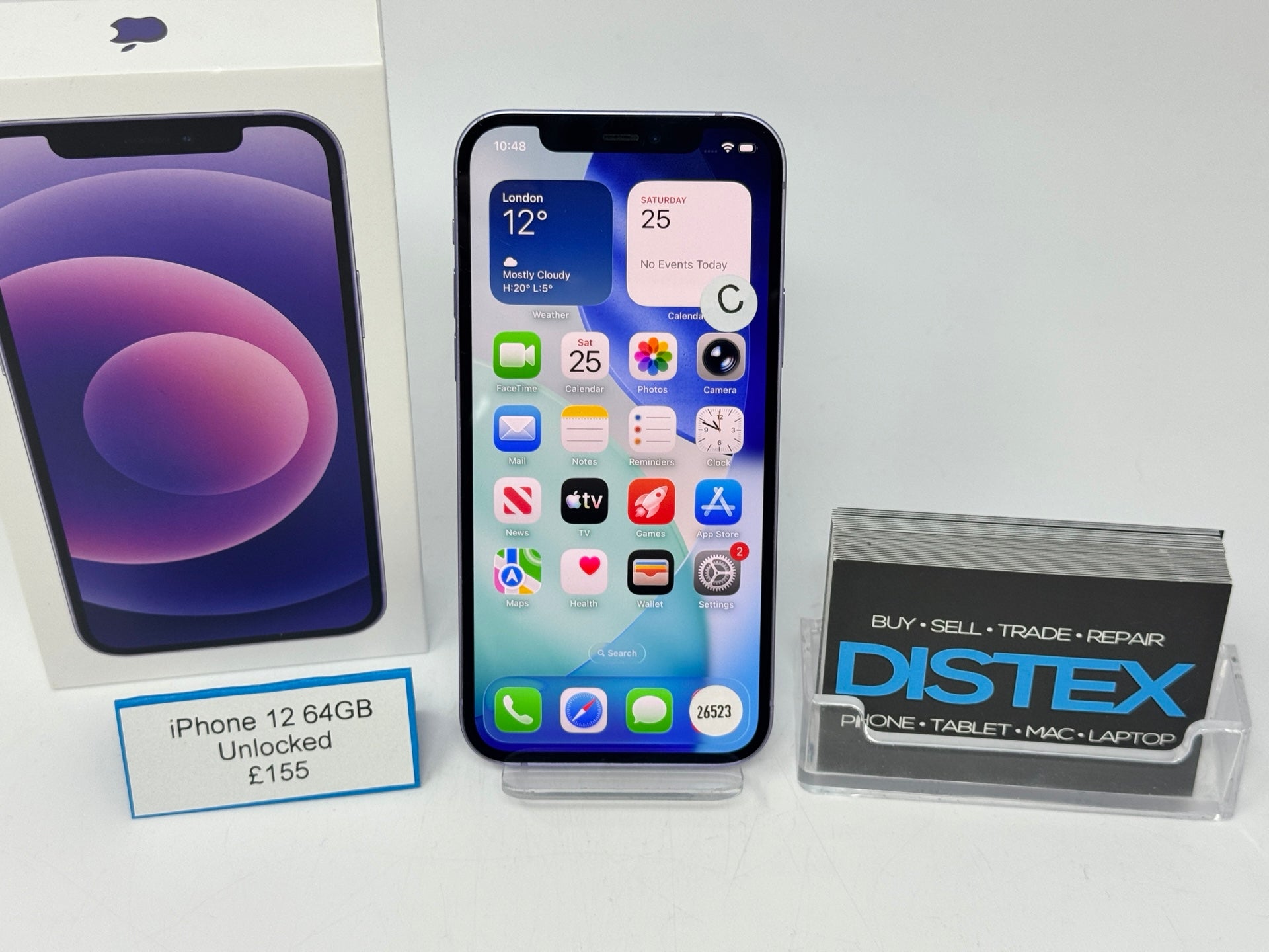 Apple iPhone 12 64GB Unlocked Purple (C) M26523