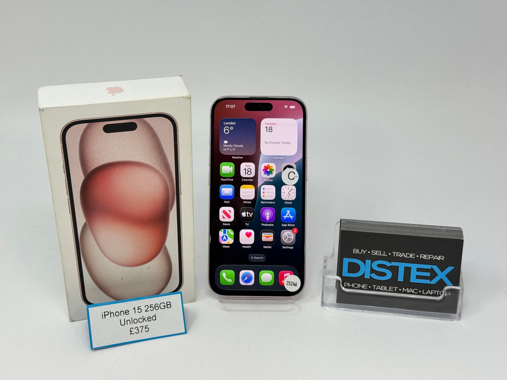 Apple iPhone 15 256GB Unlocked Pink (C-) M25246