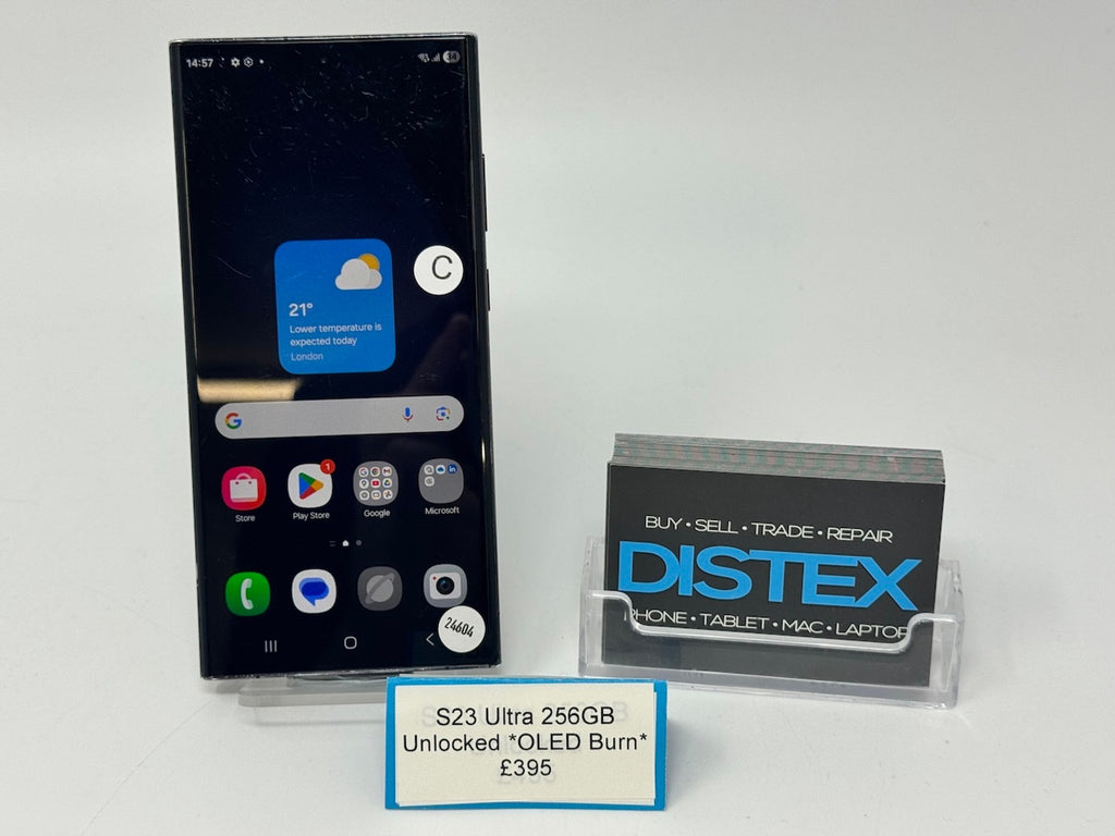 Samsung Galaxy S23 Ultra 256GB Unlocked Phantom Black (C) M24604