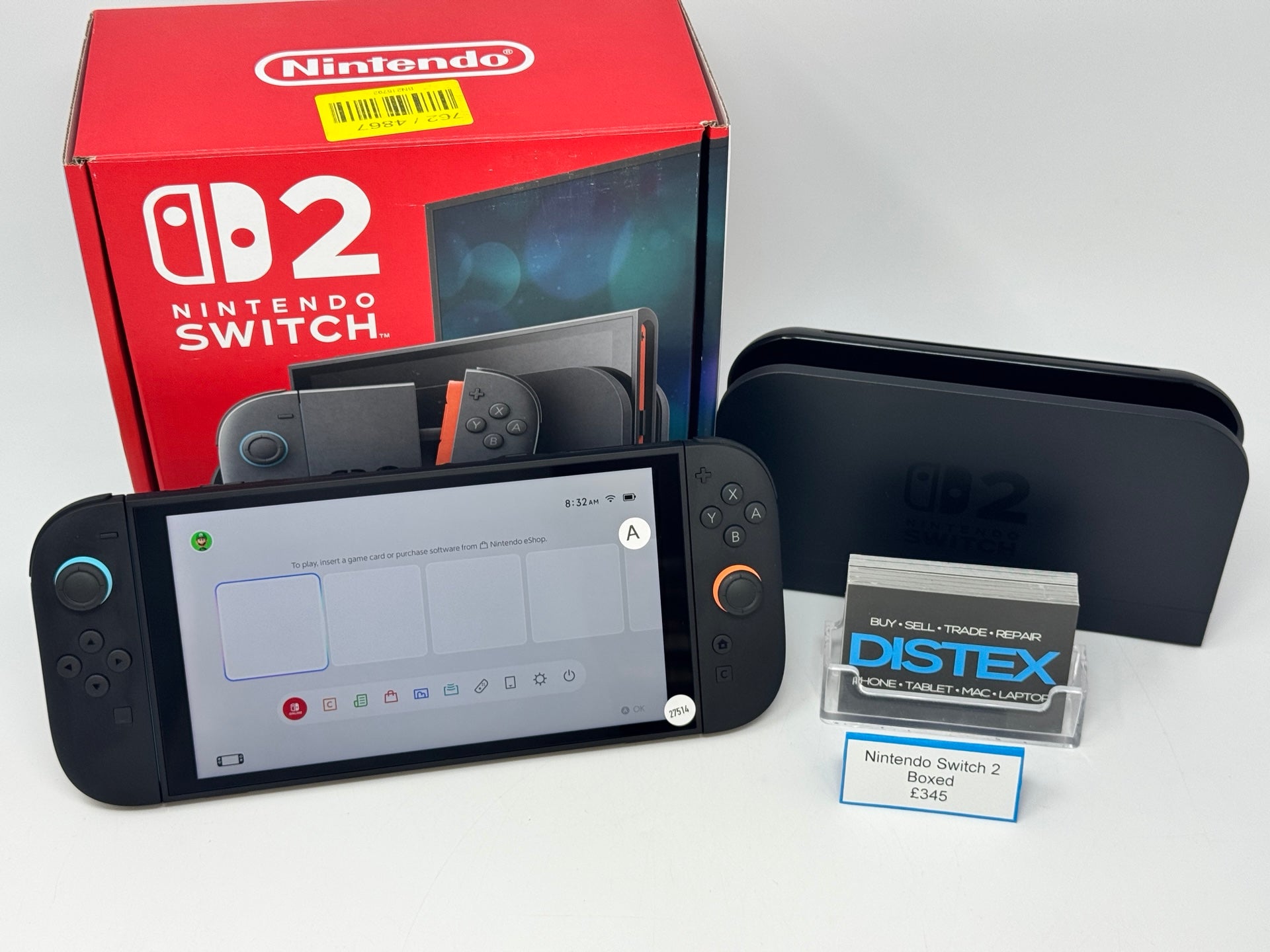 Nintendo Switch 2 Boxed with Dock & Accessories (A) M27514