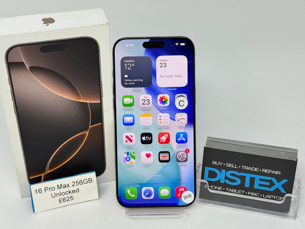 Apple iPhone 16 Pro Max 256GB Unlocked Desert Titanium (C) M28182
