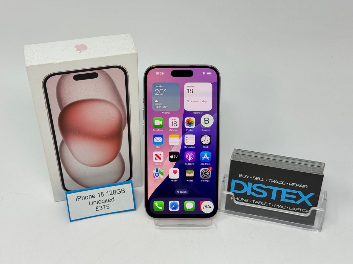 Apple iPhone 15 128GB Unlocked Pink (B) M27804