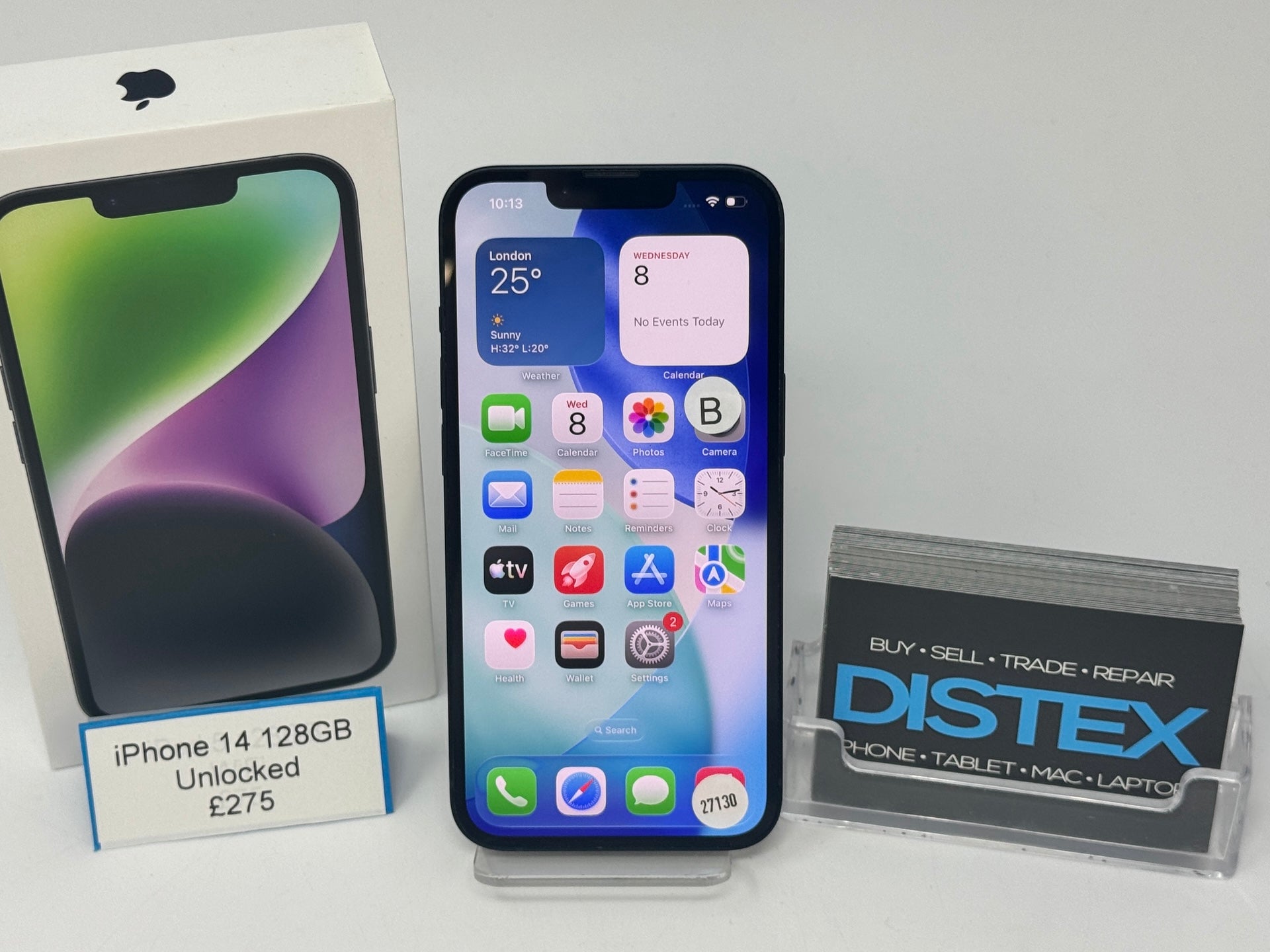 Apple iPhone 14 128GB Unlocked Midnight (B) M27130