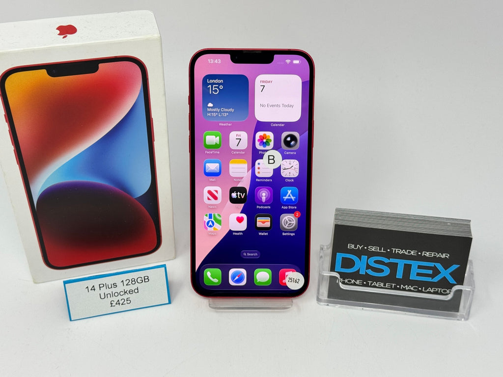 Apple iPhone 14 Plus 128GB Unlocked Red (B) M25162