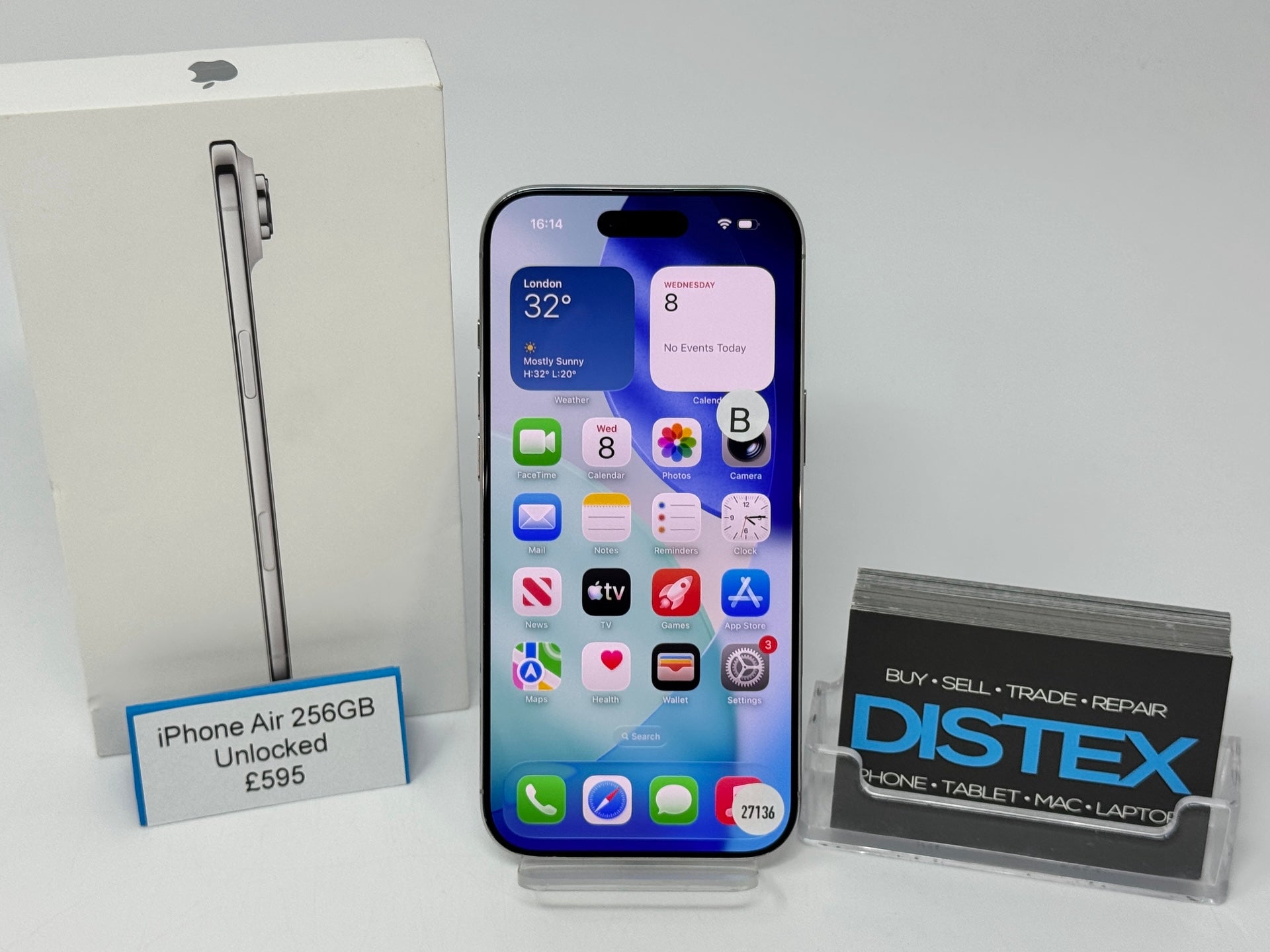 Apple iPhone 17 Air 256GB Unlocked Silver (B) M27136